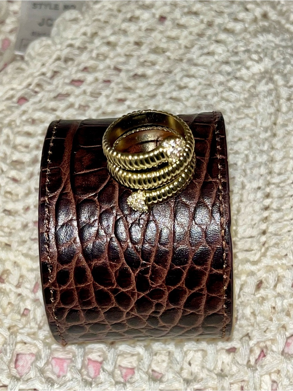 Gold Coil Wrap Ring
